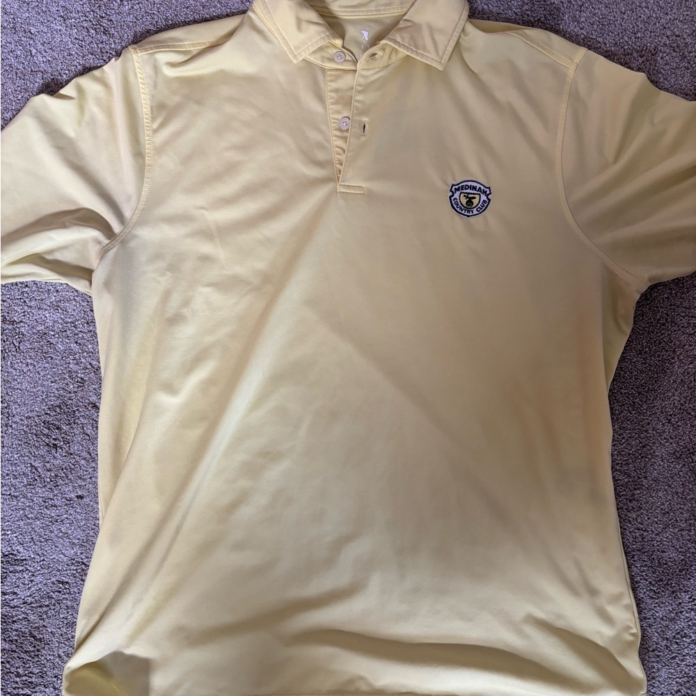 Medinah Yellow Polo Shirt